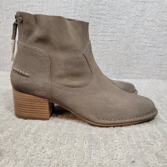 UGG Bandara Women's Size 11 US Brown Suede Back Zip Casual Bootie Boots 1095053 - Picture 4 of 7